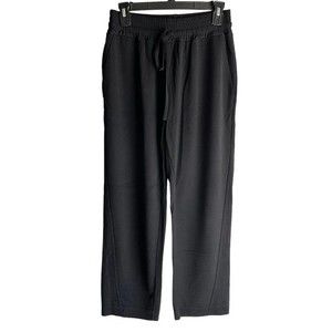 LILITH Ladies Black Casual Comfort  Career Drawstring‎ Pants with Pockets, M